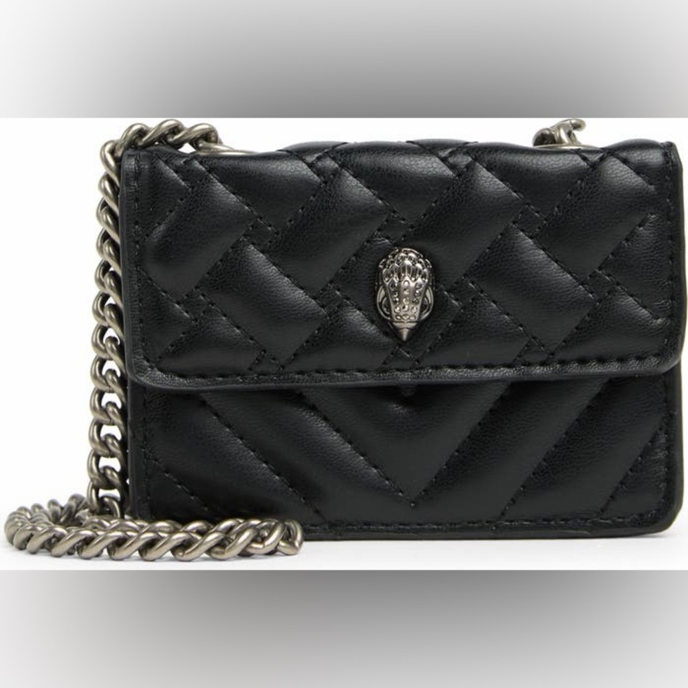 Kurt Geiger London Micro Kensington Quilted Chain Crossbody Bag - Picture 6 of 9